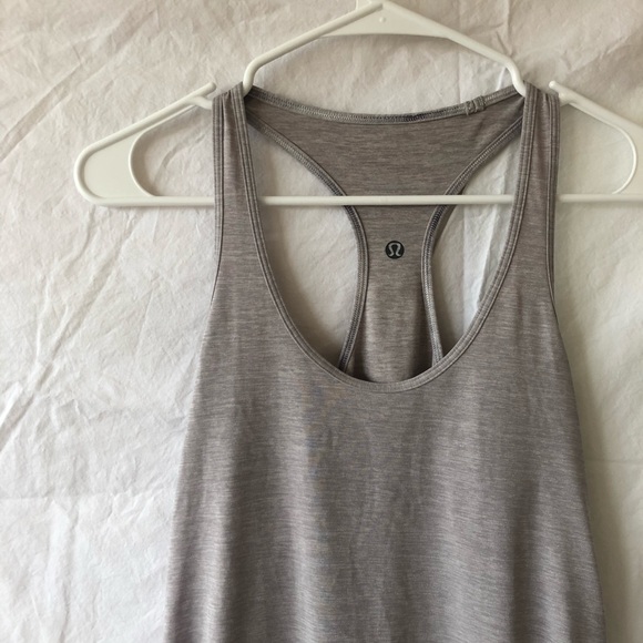 Lululemon Metallic Silver Racerback Tank Top - Picture 6 of 7